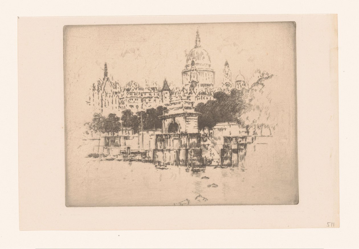 St Paul je vidět z řeky St Paul