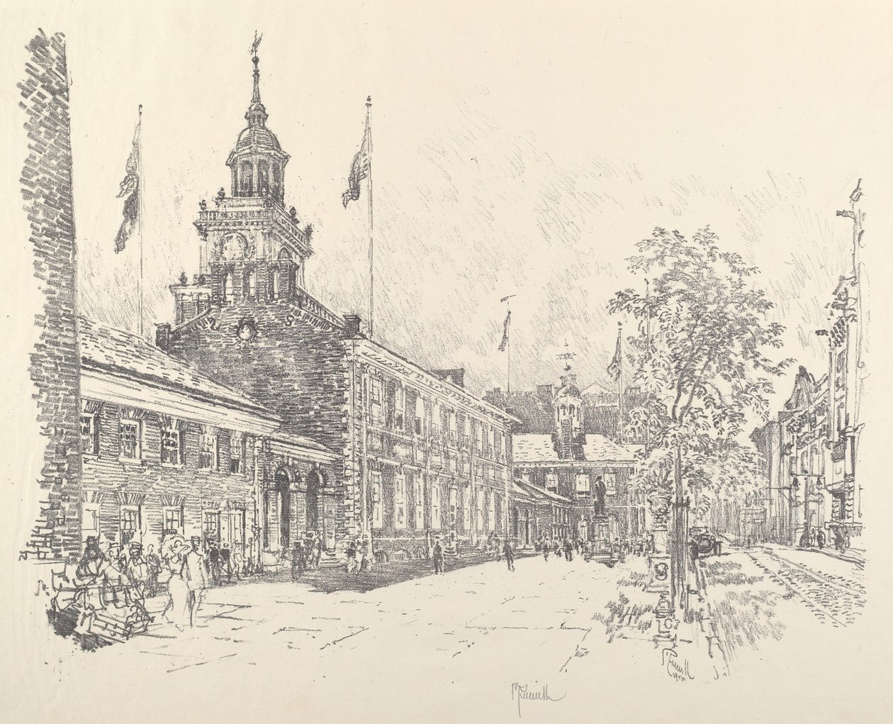 Státní budovy od Joseph Pennell