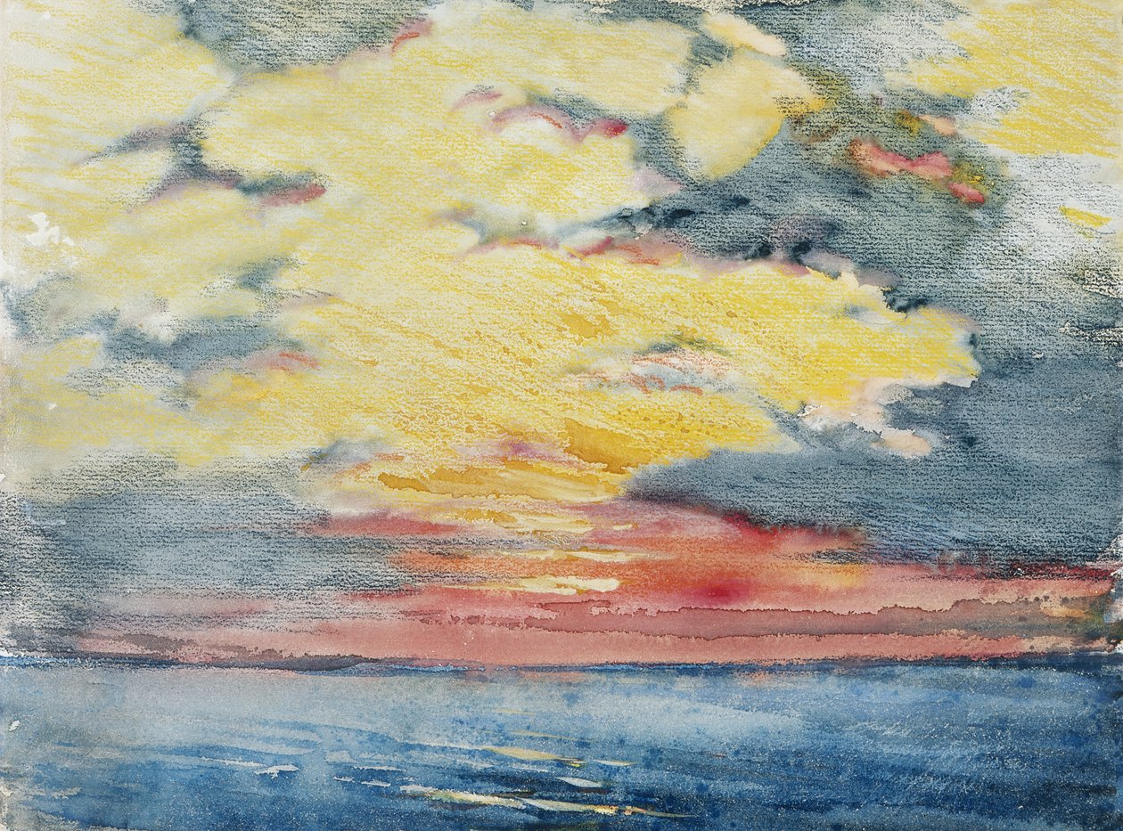 Západ slunce, Acapulco od Joseph Pennell