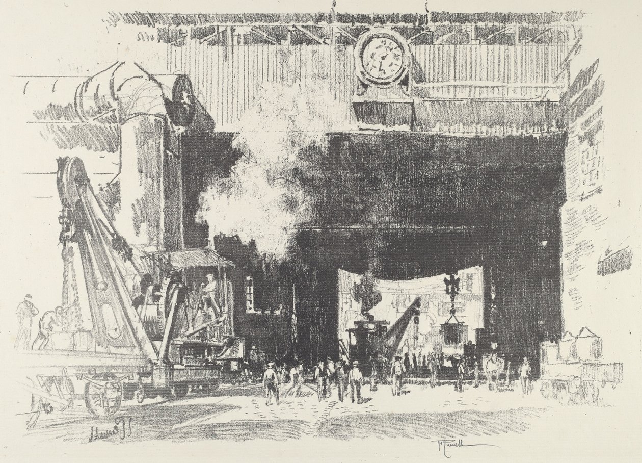 Velká brána velkého obchodu od Joseph Pennell
