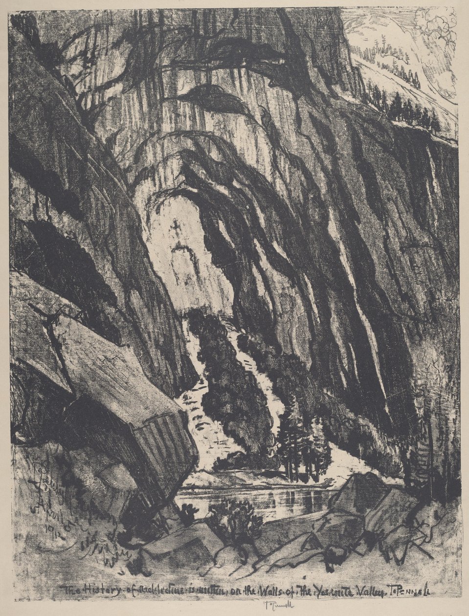 Dveře katedrály, 1912. od Joseph Pennell