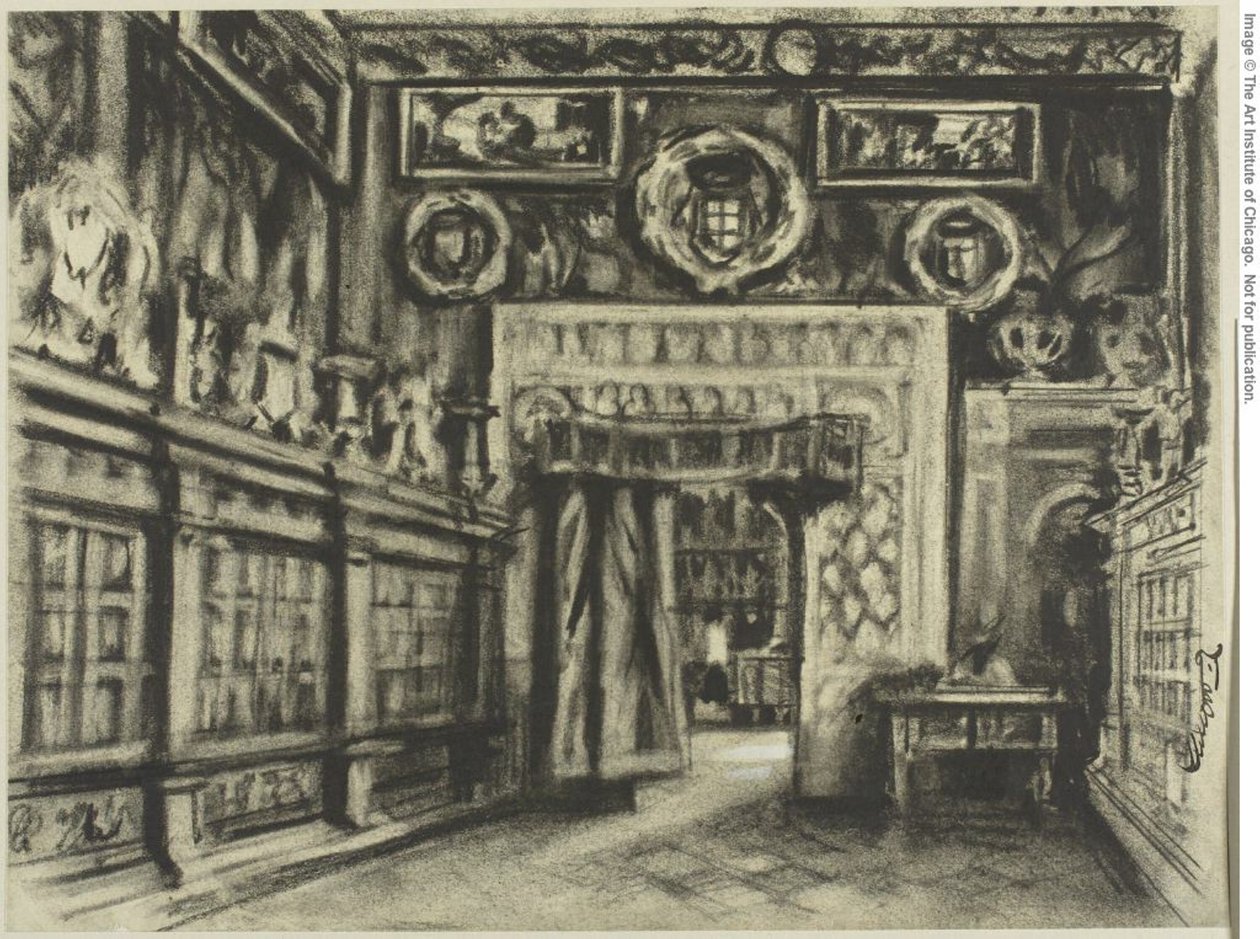 Kapitula, katedrála v Toledu od Joseph Pennell