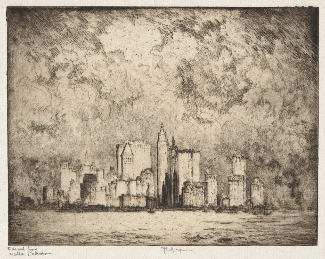 Město v roce 1915 od Joseph Pennell