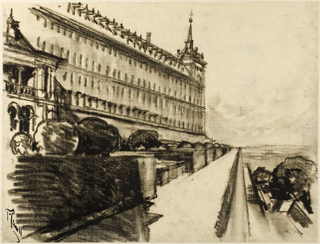 Nekonečný Escorial od Joseph Pennell