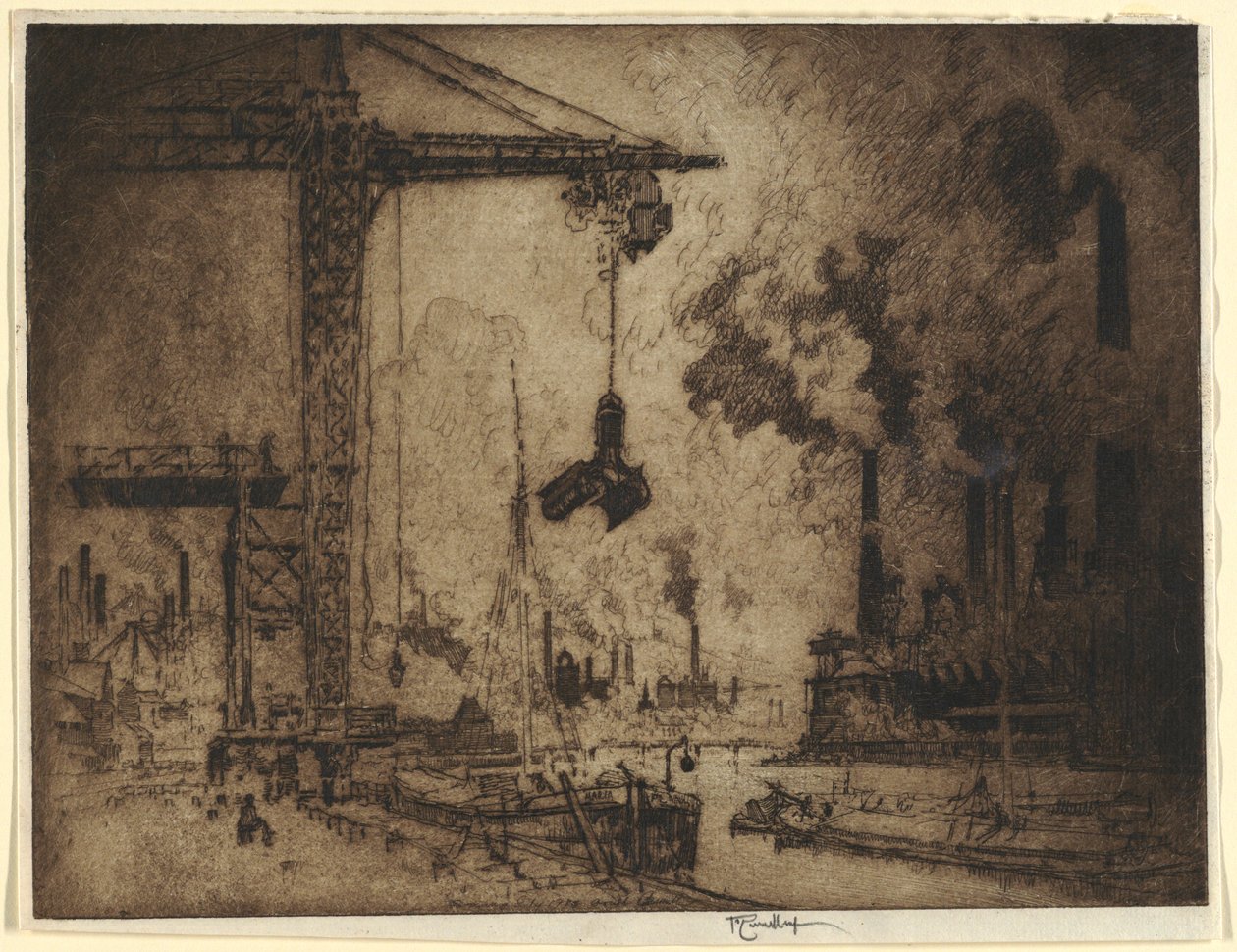 The Grip, Attack od Joseph Pennell