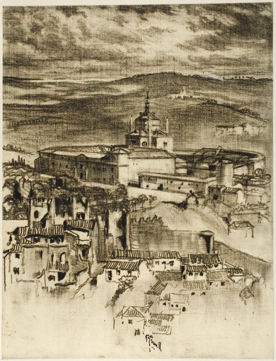 Hospic svatého Jana, Toledo od Joseph Pennell