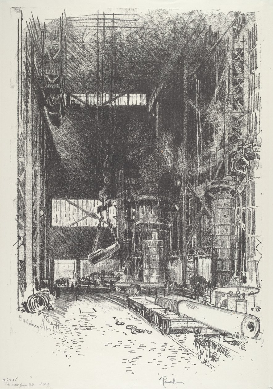 The New Gun-Pit od Joseph Pennell
