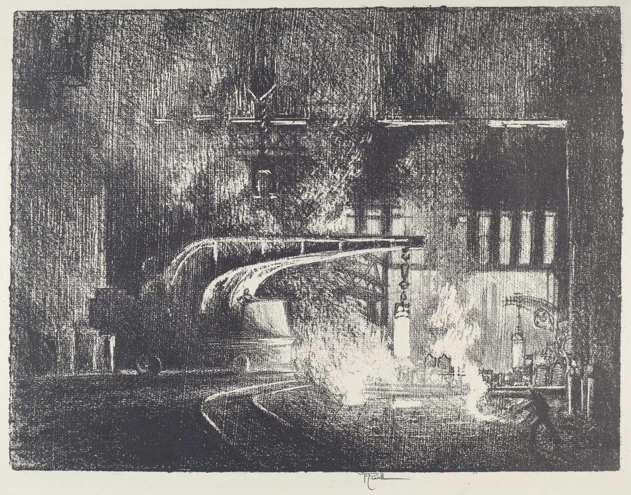 Kočárek, 1916. od Joseph Pennell