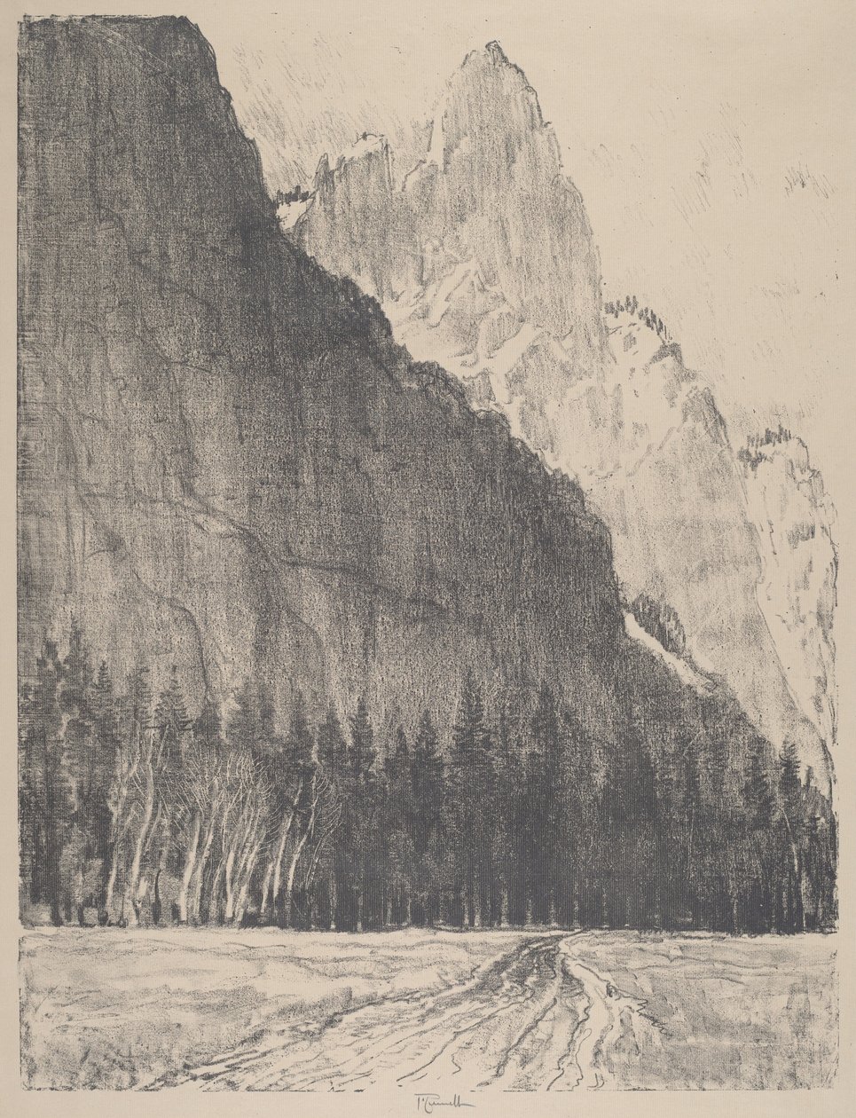 Sentinel, 1912. od Joseph Pennell