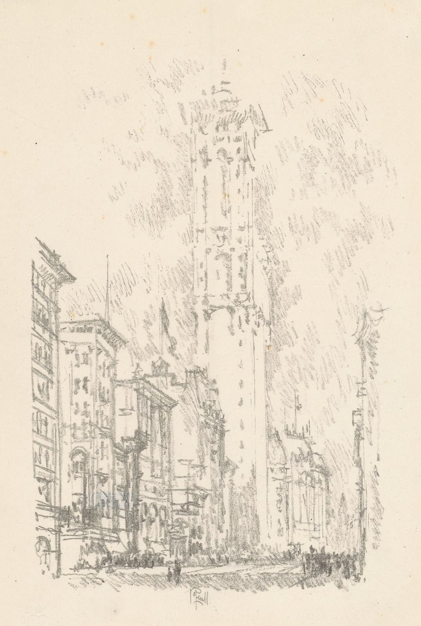 The Times Building od Joseph Pennell