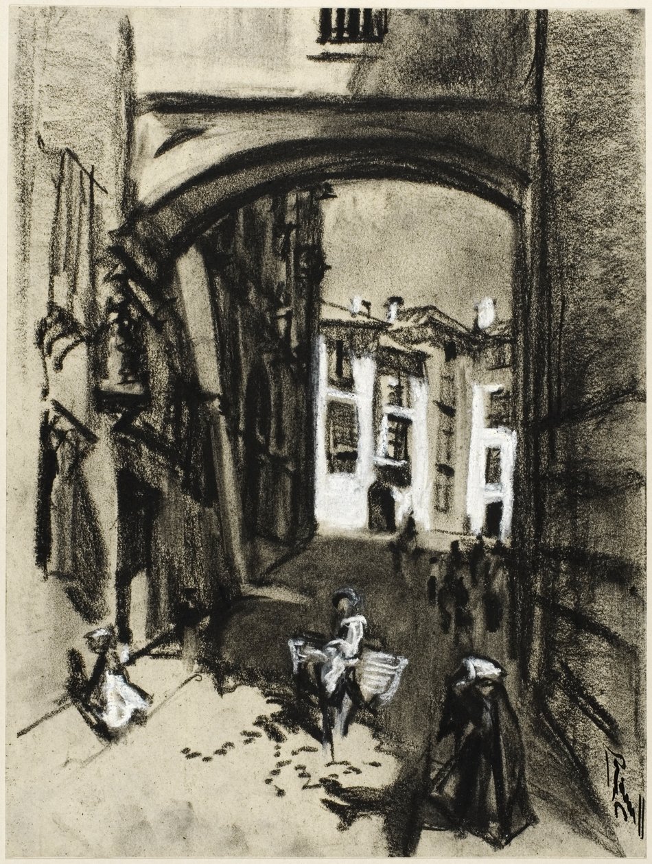 Toledo, Street of the Arch od Joseph Pennell