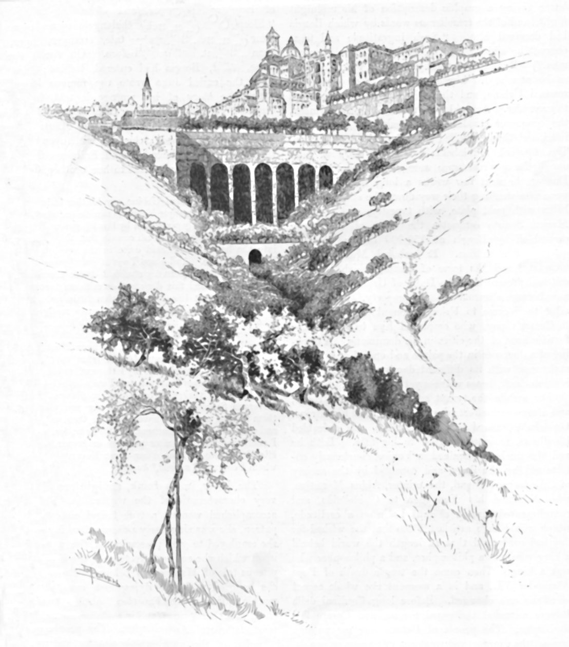 Urbino, 1886 od Joseph Pennell