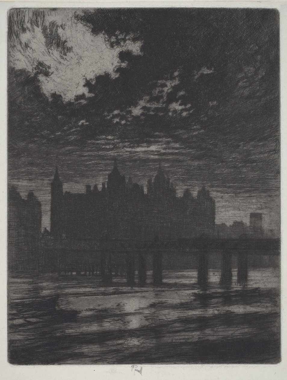 Whitehall Court od Joseph Pennell