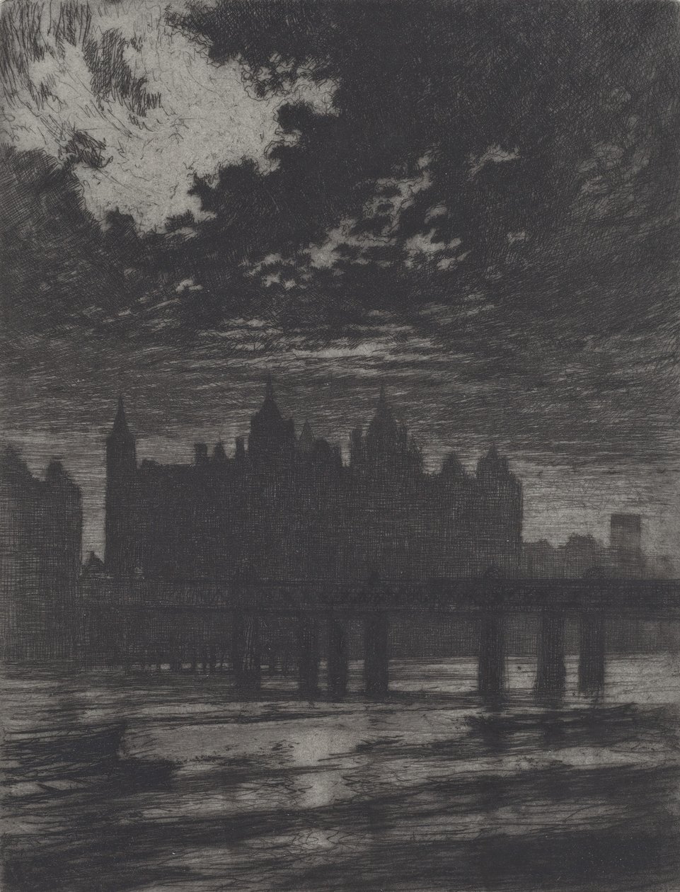 Whitehall Court, 1903. od Joseph Pennell