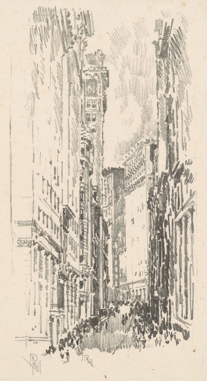 William Street od Joseph Pennell