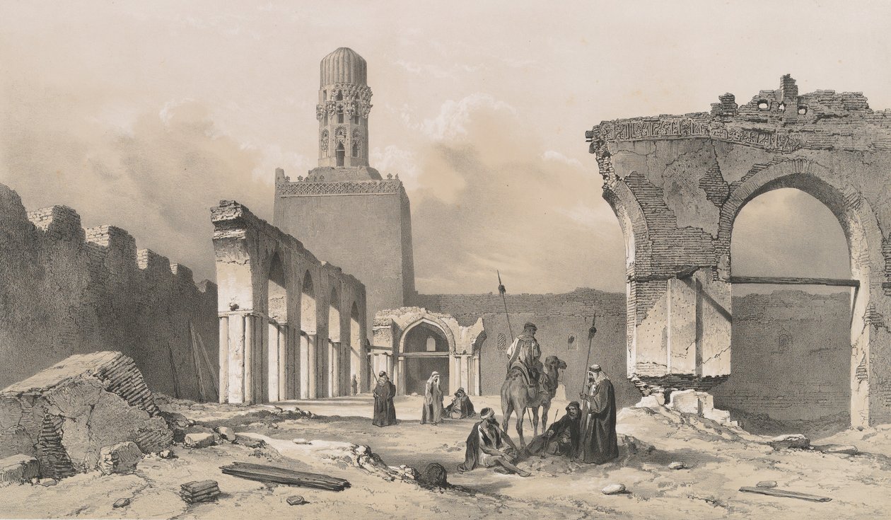 14. Mešita El Hakem, Káhira, 1843. od Joseph Philibert Girault De Prangey