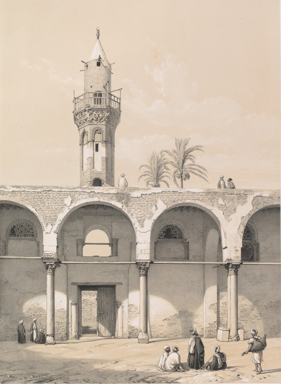 4. Mešita Amrou, Káhira, 1843. od Joseph Philibert Girault De Prangey
