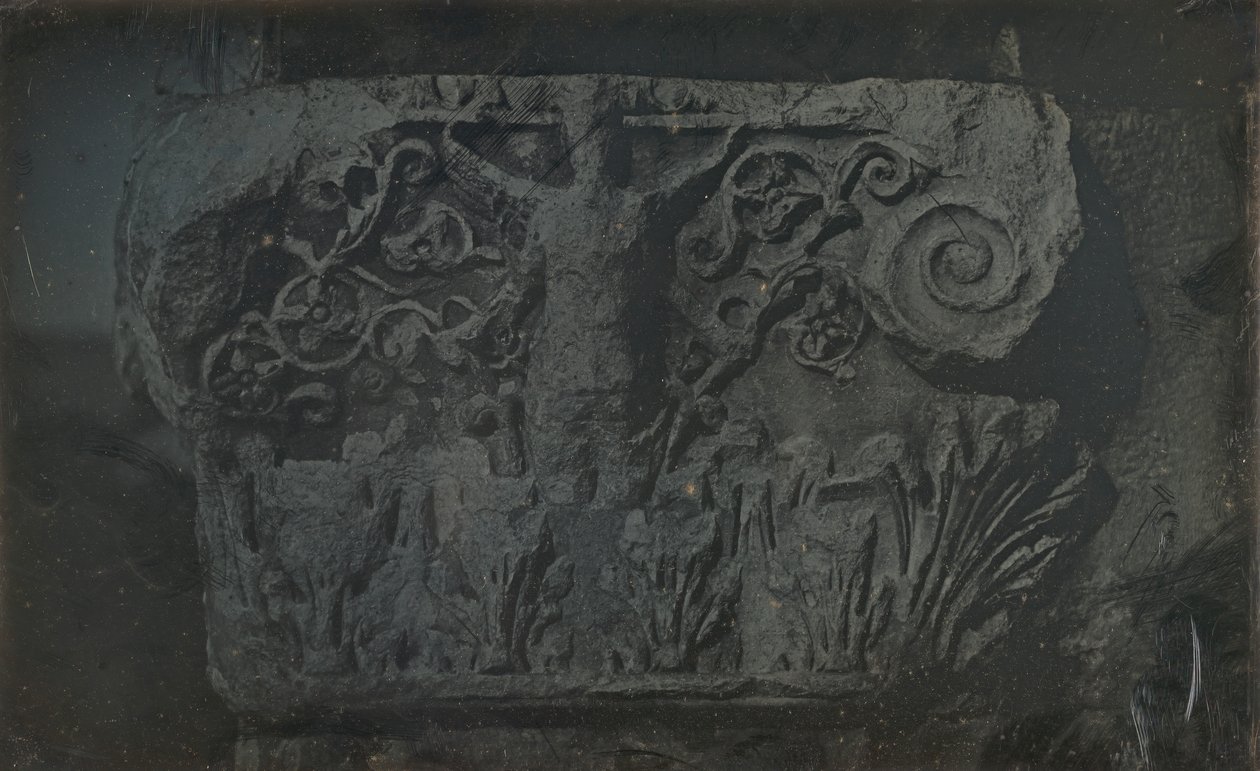 Hlavní město, řecko-římské divadlo, Milétus, 1843. od Joseph Philibert Girault De Prangey