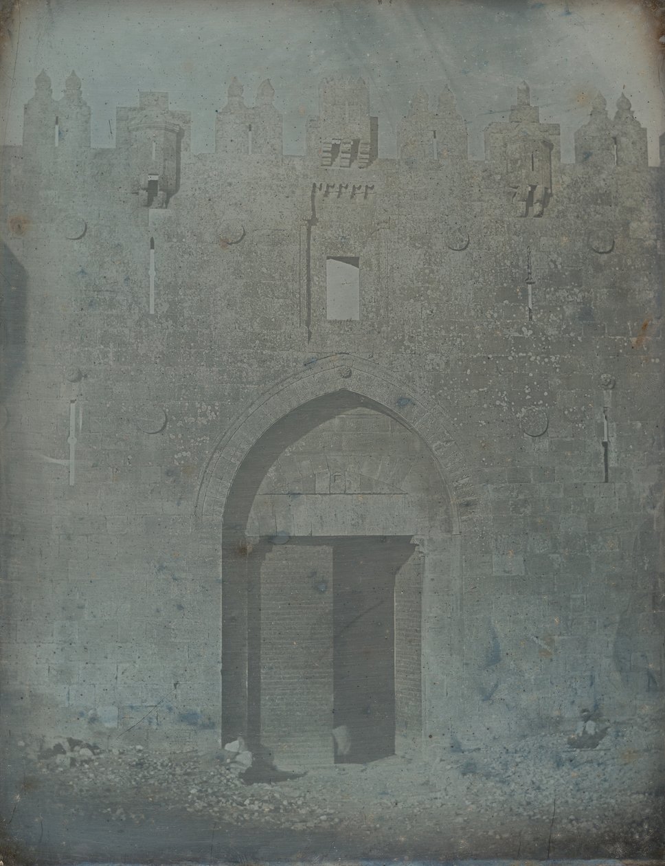Damašská brána, Jeruzalém, 1842-44. od Joseph Philibert Girault De Prangey