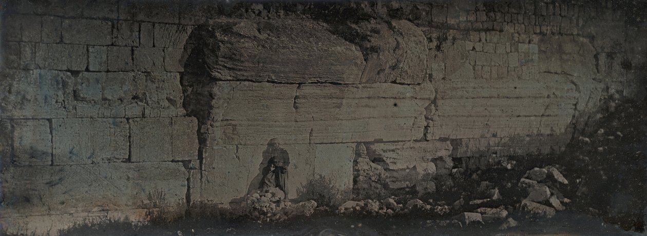 Robinsonův oblouk, Jeruzalém, 1842-44. od Joseph Philibert Girault De Prangey