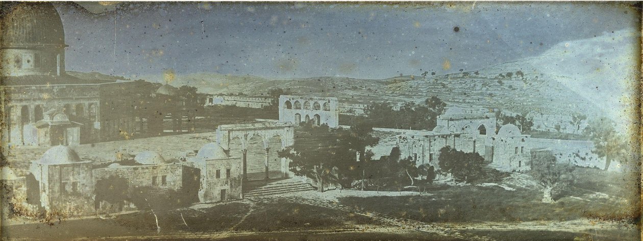 Jeruzalém: Skalní dóm od Joseph Philibert Girault De Prangey