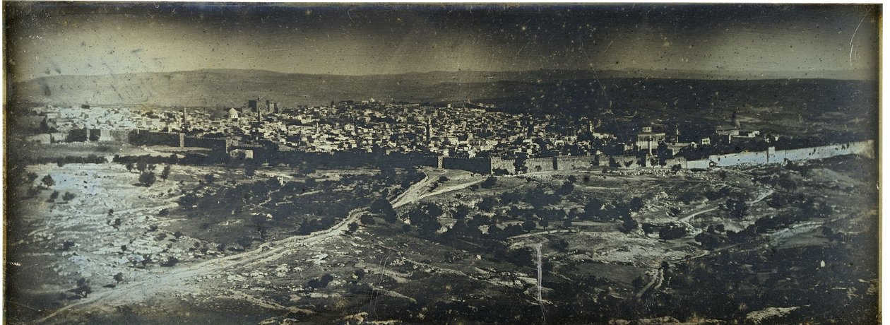 Jeruzalém: panoramatický pohled od Joseph Philibert Girault De Prangey