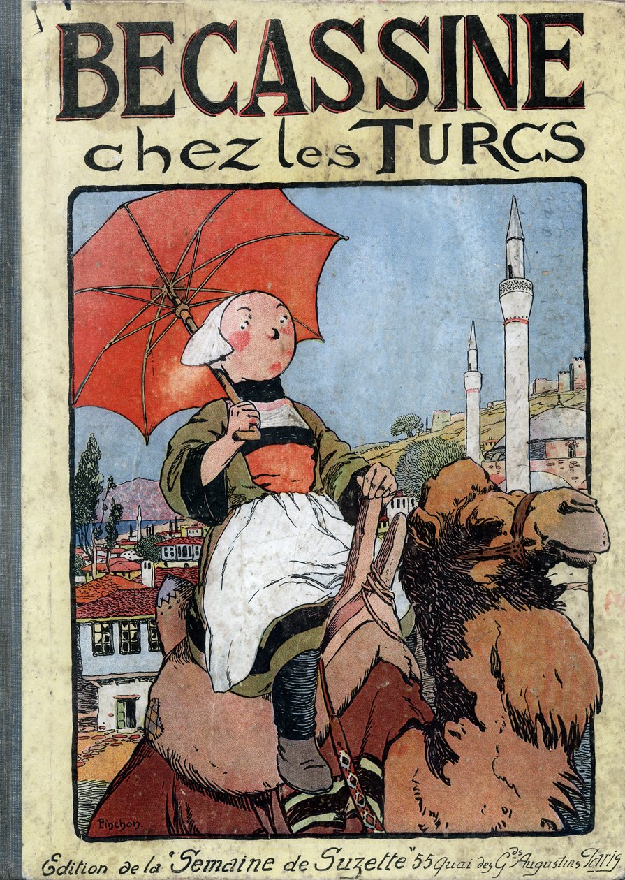 Přední strana obálky knihy "Becassine Chez les Turcs". od Joseph Porphyre Pinchon