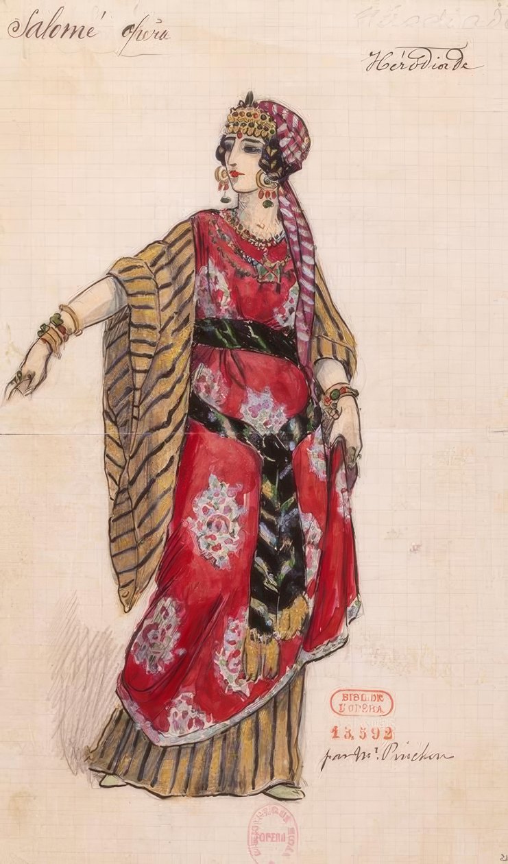 Herodias od Joseph Porphyre Pinchon