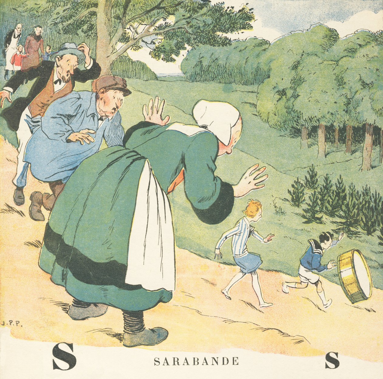 S: Sarabande od Joseph Porphyre Pinchon