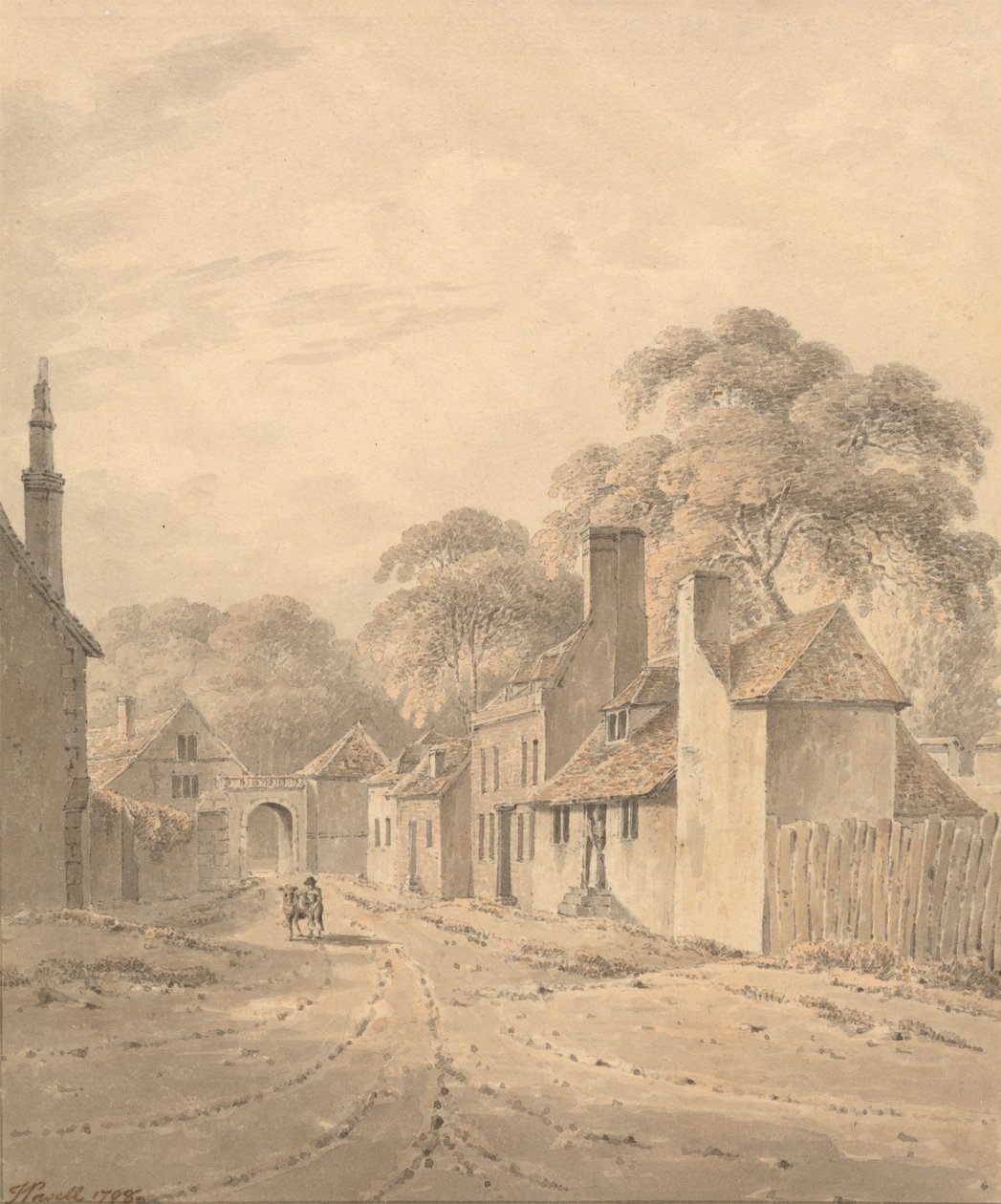 Exeter Gate, Harnham Road, Salisbury od Joseph Powell