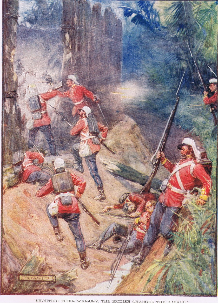 Britové křičeli na svůj válečný pokřik od Joseph Ratcliffe Skelton
