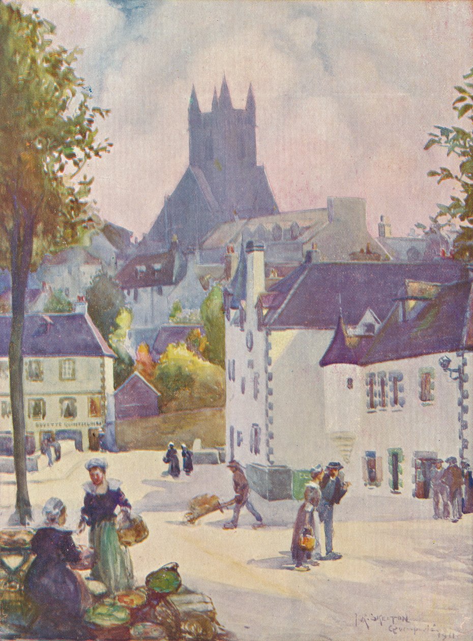 Jaro v Bretani Quimperlé, 1911, 1913 od Joseph Ratcliffe Skelton
