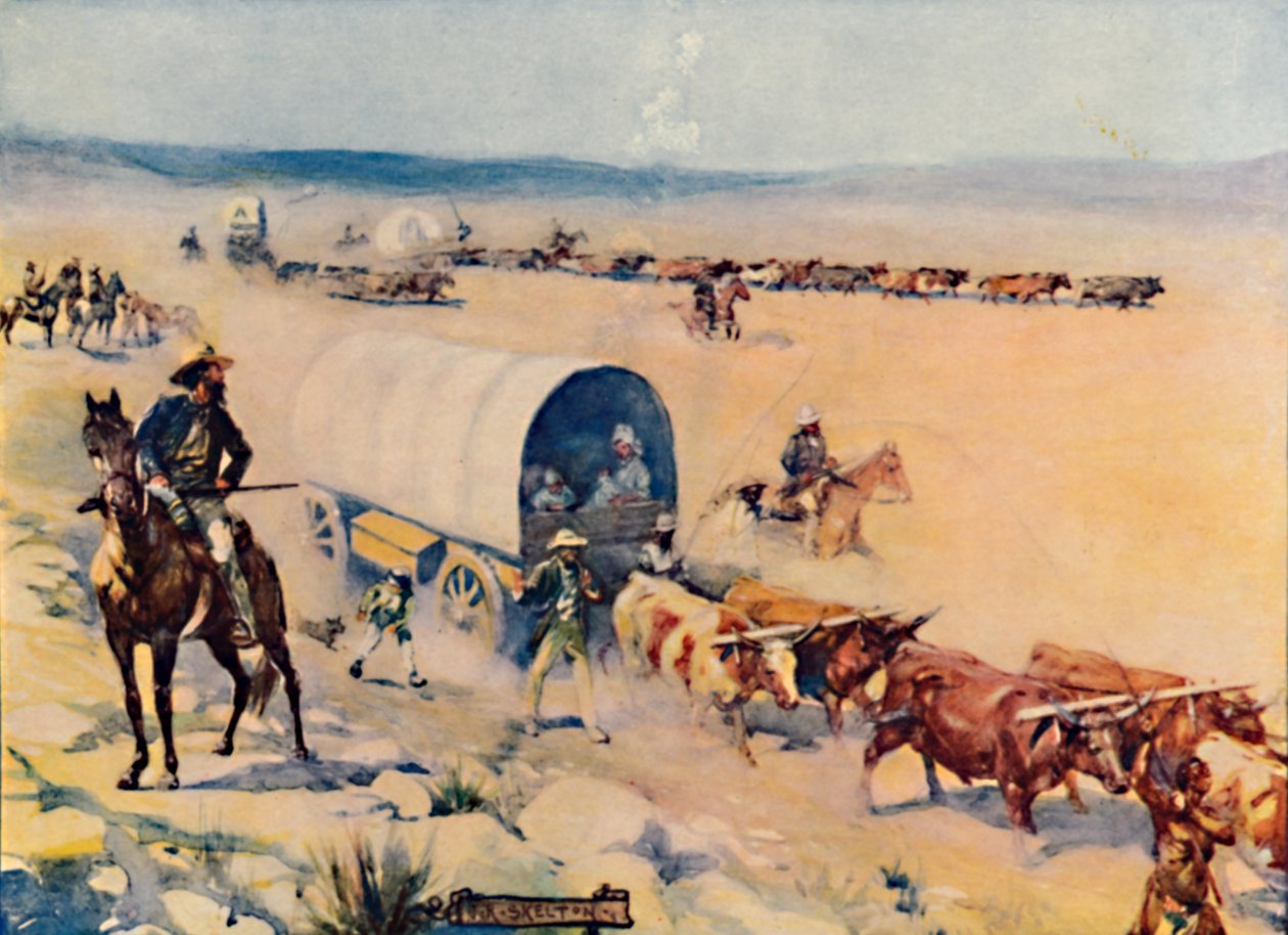 Voor-Trekkers, 1909 od Joseph Ratcliffe Skelton