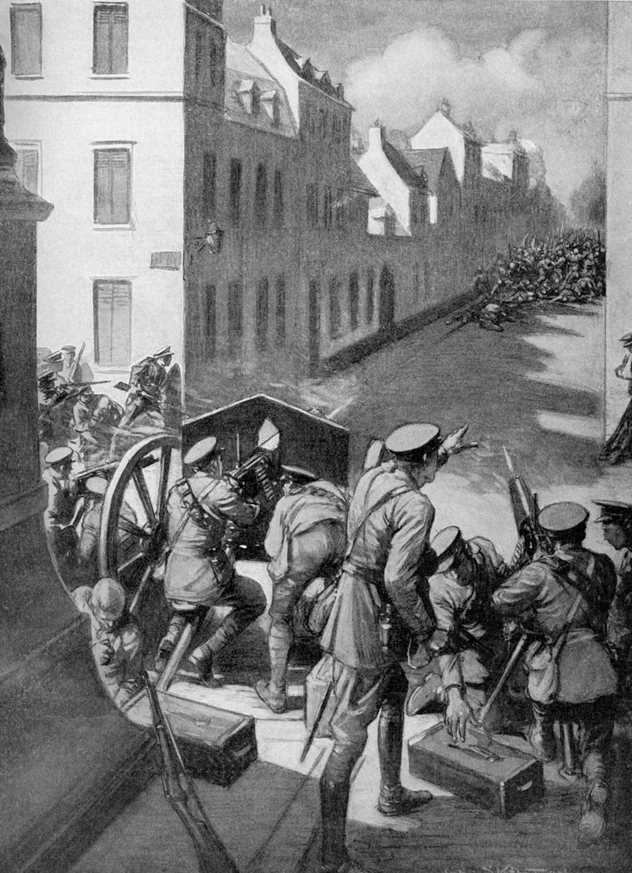 WW1 - Bitva u Le Cateau 1914 od Joseph Ratcliffe Skelton