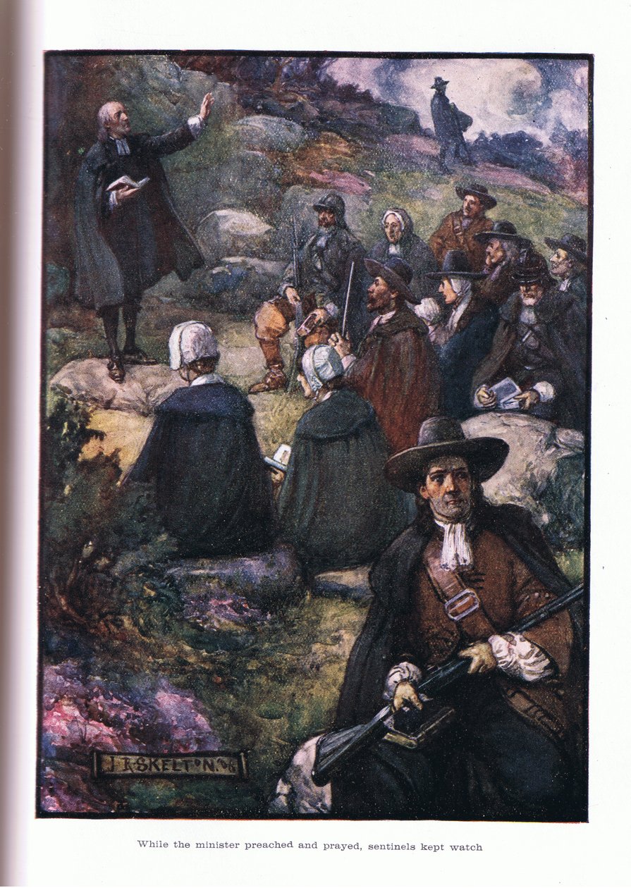 Zatímco ministři kázali a modlili se, strážci bděli, 1910 od Joseph Ratcliffe Skelton