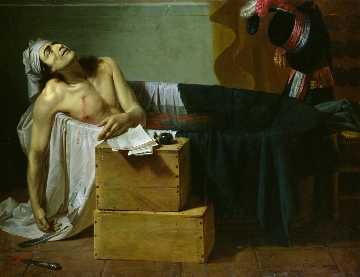 Smrt Marata, 1793 od Joseph Roques
