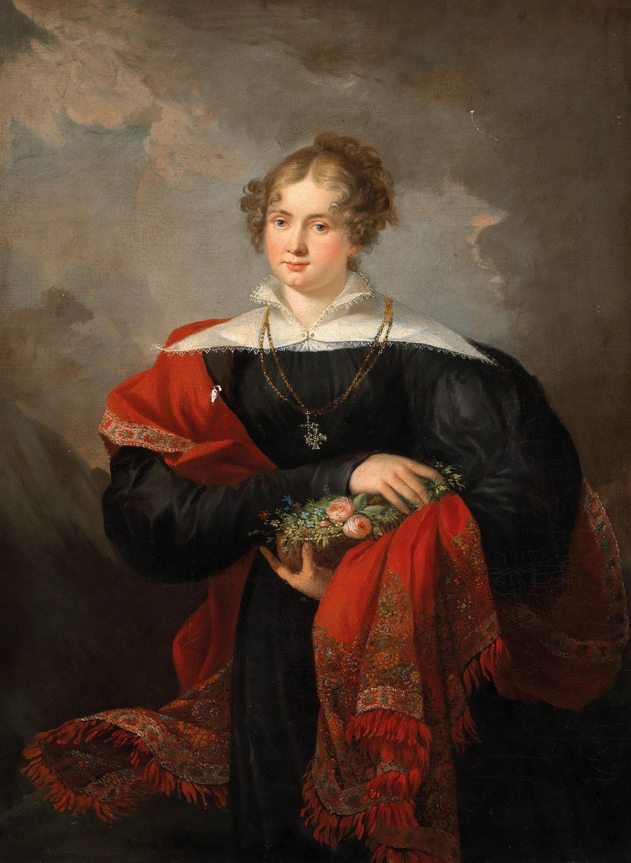Joseph Salomon Portrét dámy 1852 od Joseph Salomon