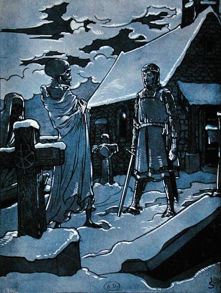 Pomoc mrtvých, ilustrace z 