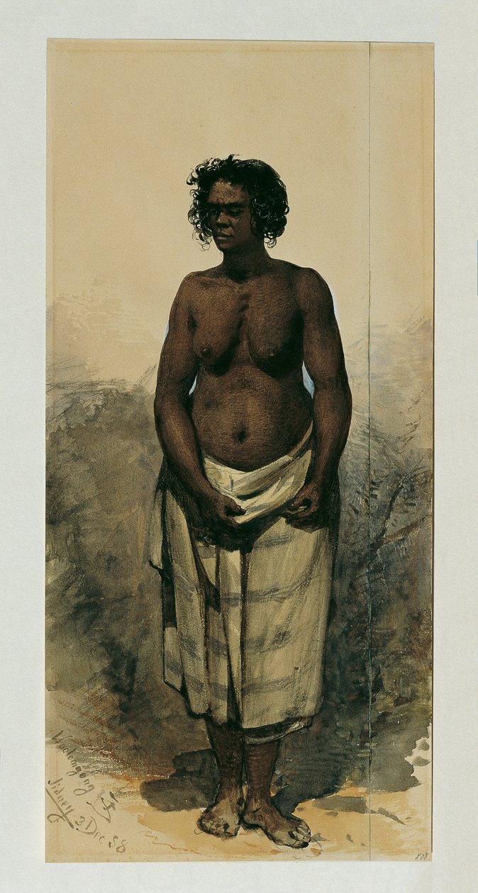 Domorodá žena z Wollongong (Wollongong), Austrálie od Joseph Selleny