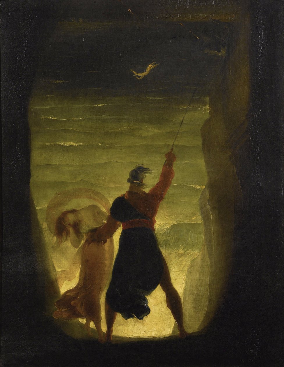 Bouře. Prospero a Ariel par Severn, Joseph od Joseph Severn