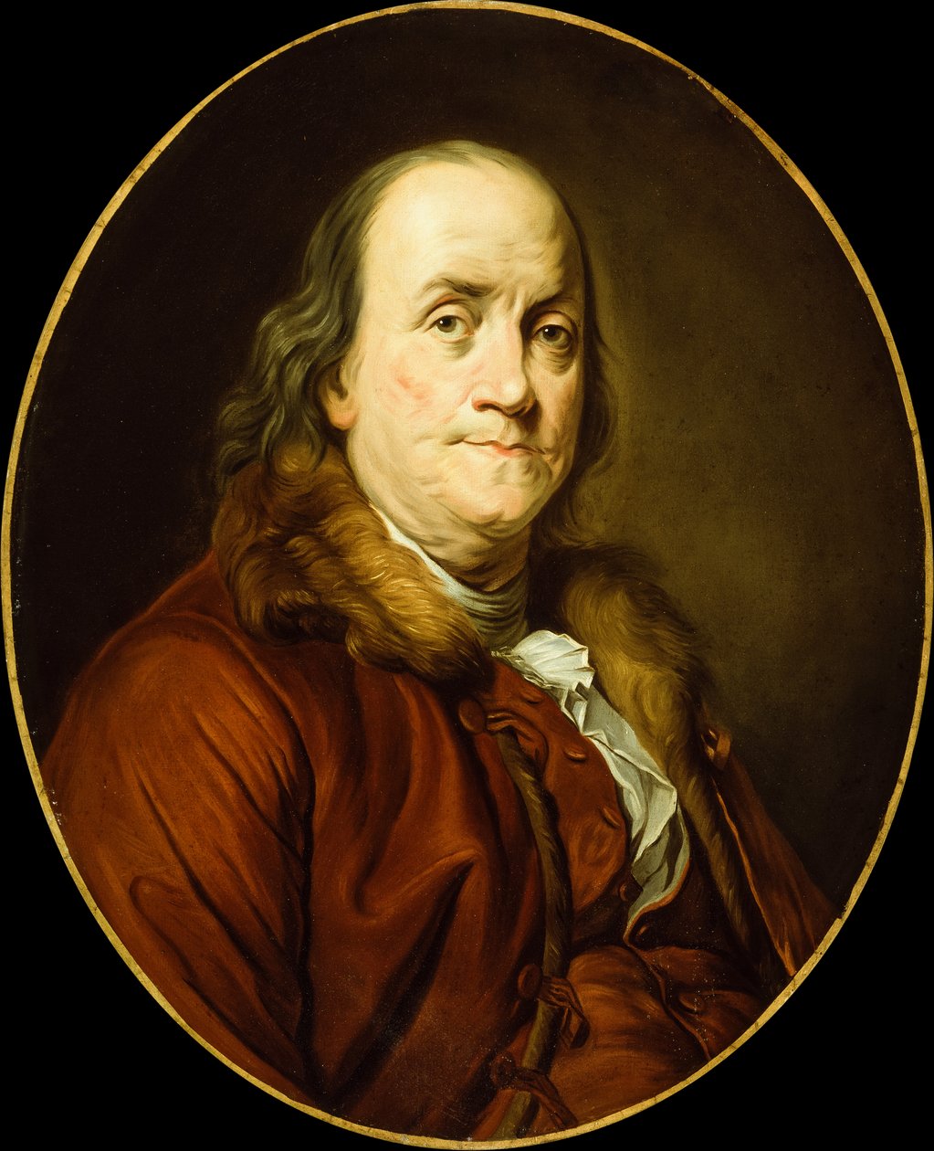 Benjamin Franklin (olej na plátně) od Joseph Siffred (after) Duplessis