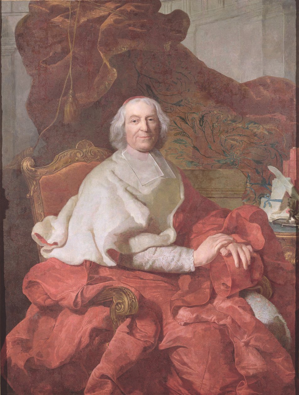 Kardinál Andre Hercule de Fleury, biskup z Fregus a předseda vlády Ludvíka XV od Joseph Siffred Duplessis