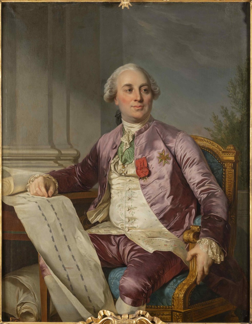 Charles Claude Flahaut de La Billarderie, hrabě z Angiviller 1730-1809, 1779. od Joseph Siffred Duplessis