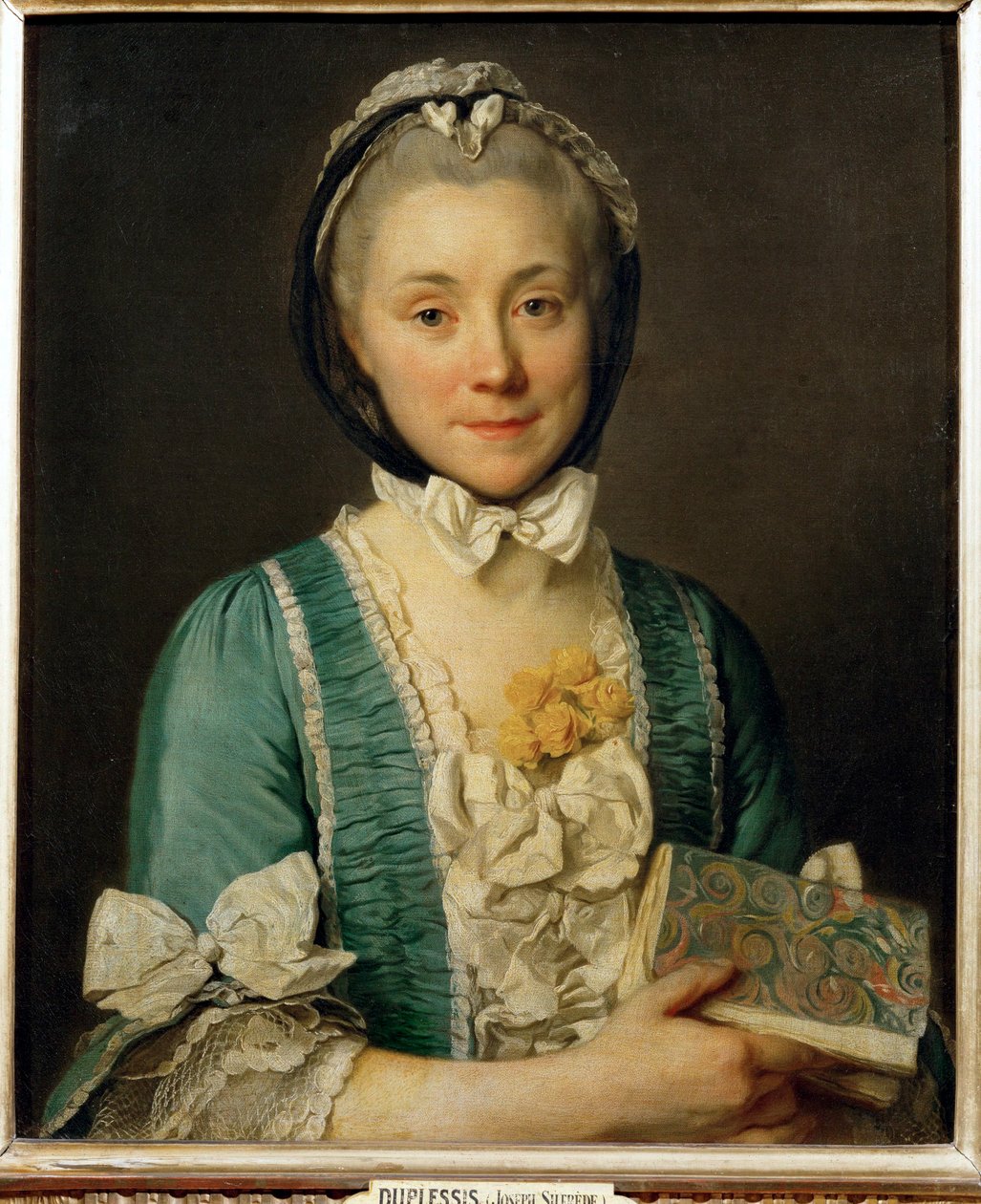 Madame Lenoir, matka Alexandra Lenoira, zakladatele Musee des mouments francais ... od Joseph Siffred Duplessis