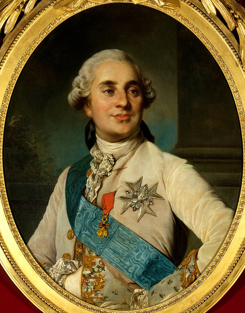 Portrét Ludvíka XVI. (1754 - 1793), krále Francie. Obraz Josepha Siffreda Duplessise (1725-1802) (Joseph-Siffred, Joseph Siffrede, Joseph-Siffrede, Joseph Siffrein, Joseph-Siffrein) od Joseph Siffred Duplessis