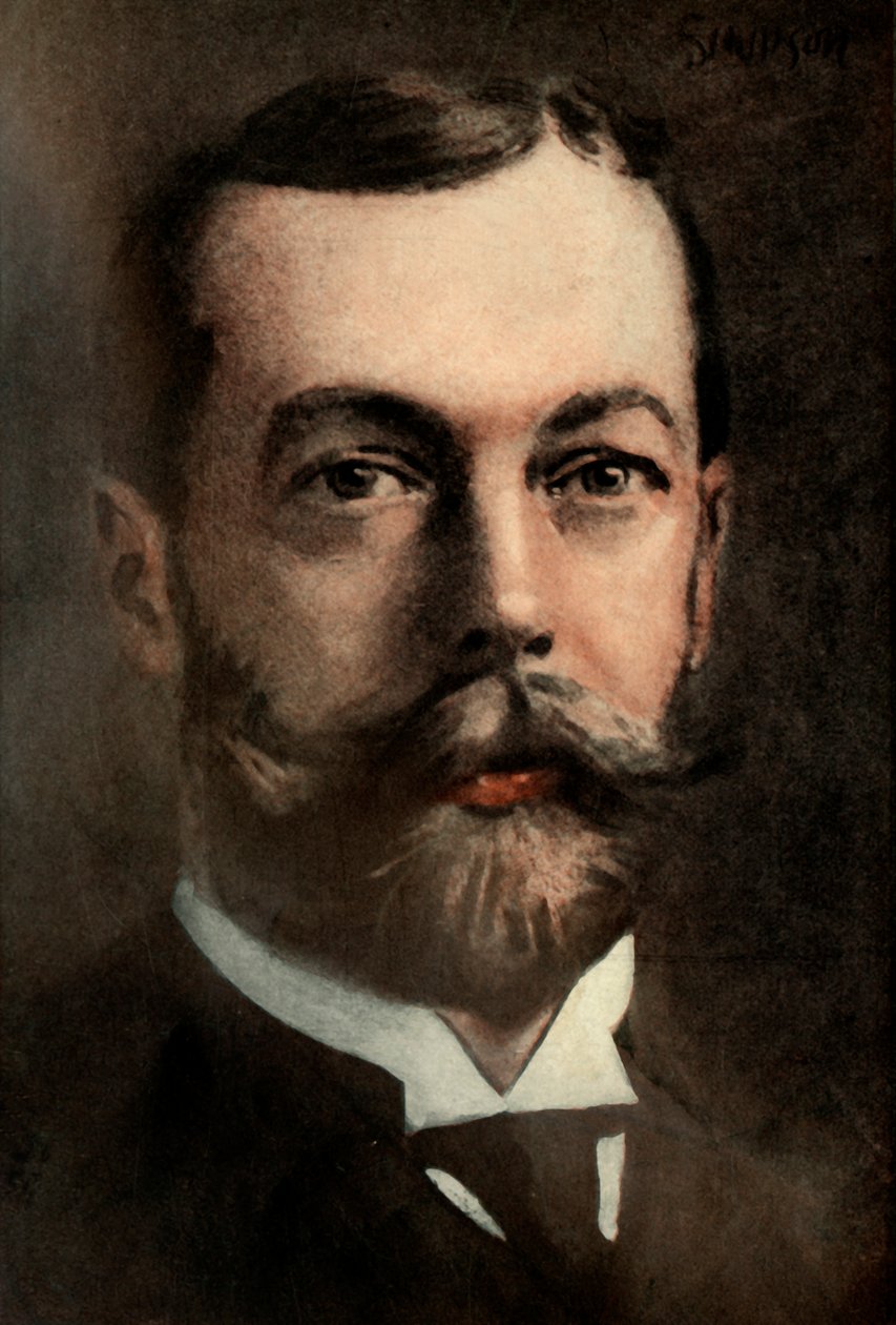 George V., král Anglie, 1910. od Joseph Simpson
