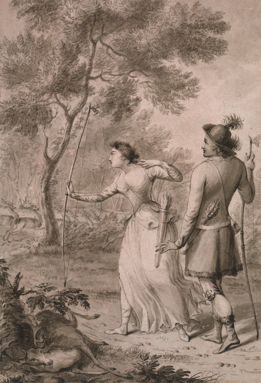 Robin Hood a Clarinda Lov jelen od Joseph Slater