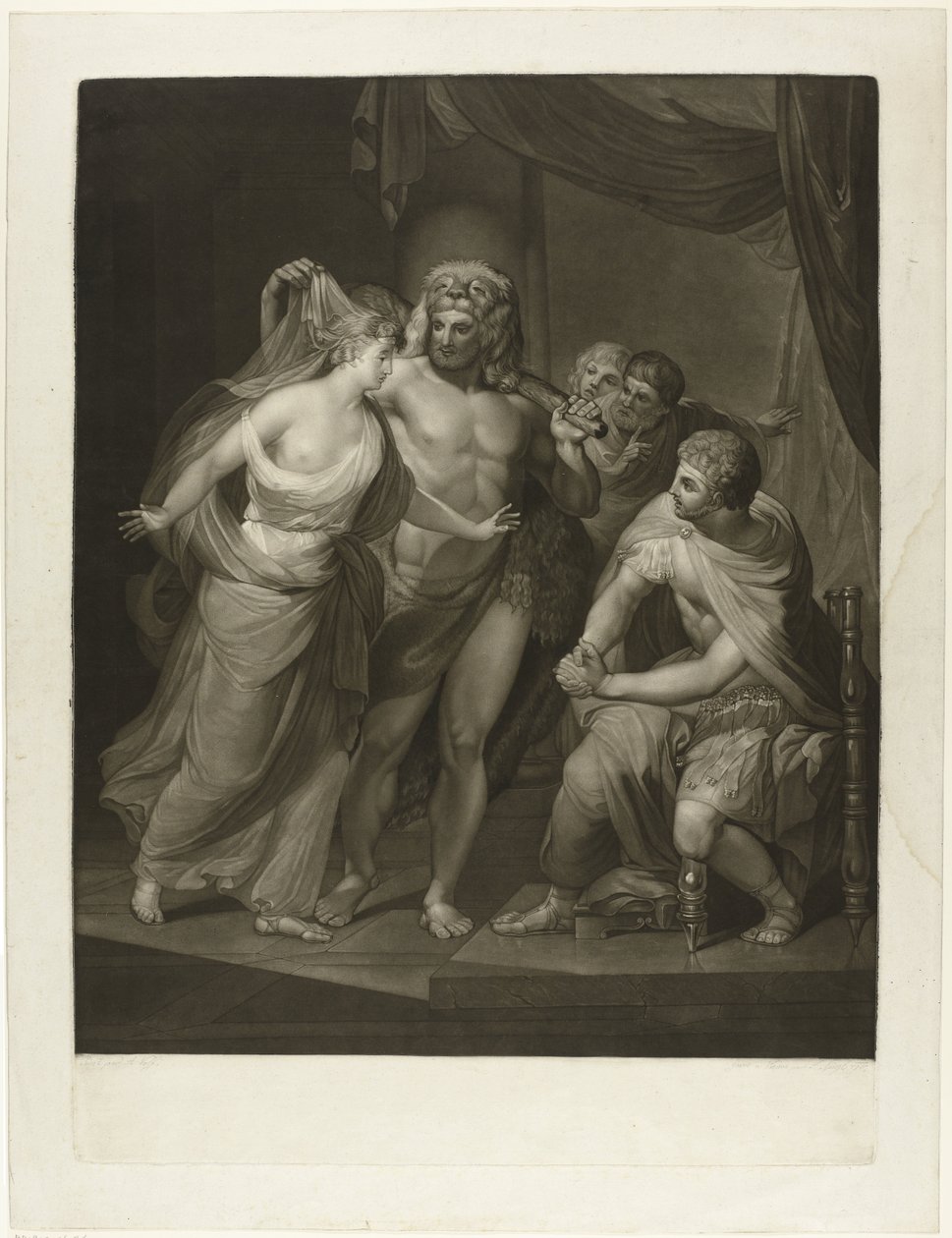 Hercules přivádí Alcestis zpět z podsvětí od Joseph Spiegl