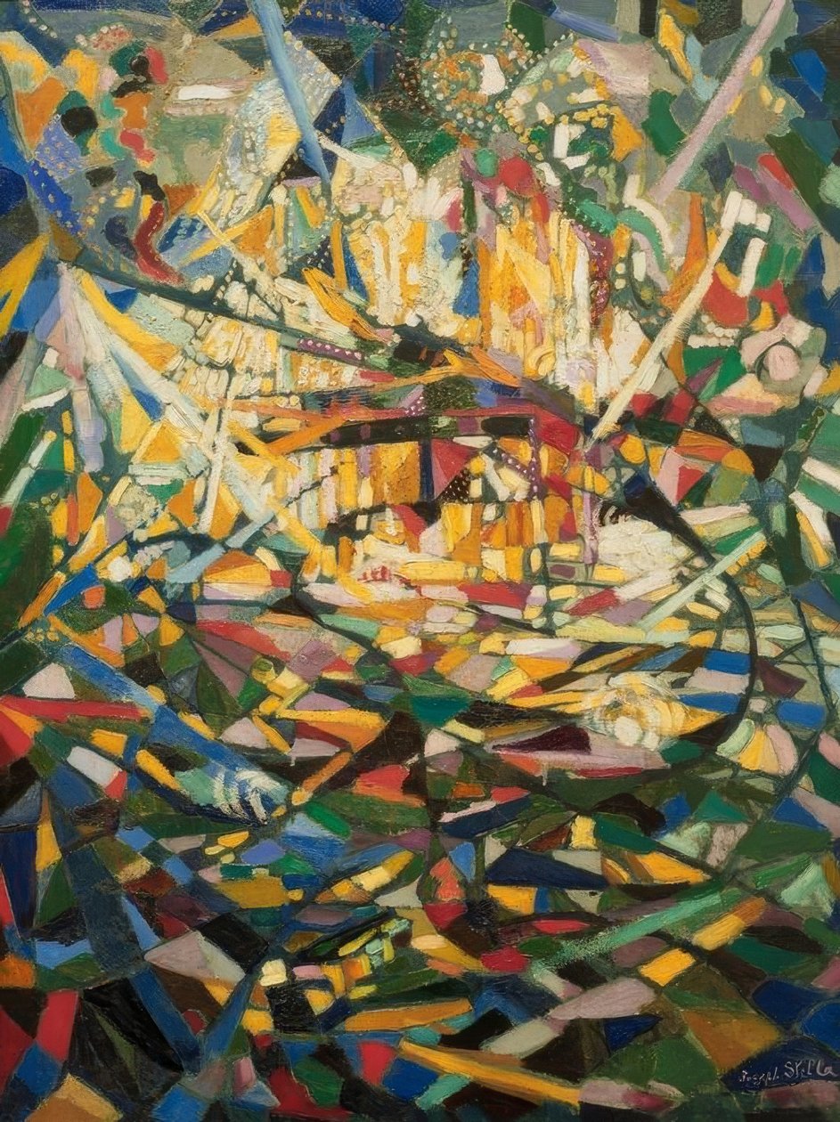 Bitva světel, Coney Island od Joseph Stella