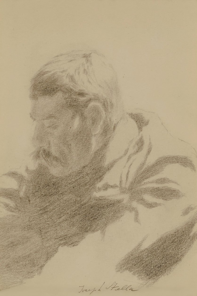 Odpočívající muž od Joseph Stella